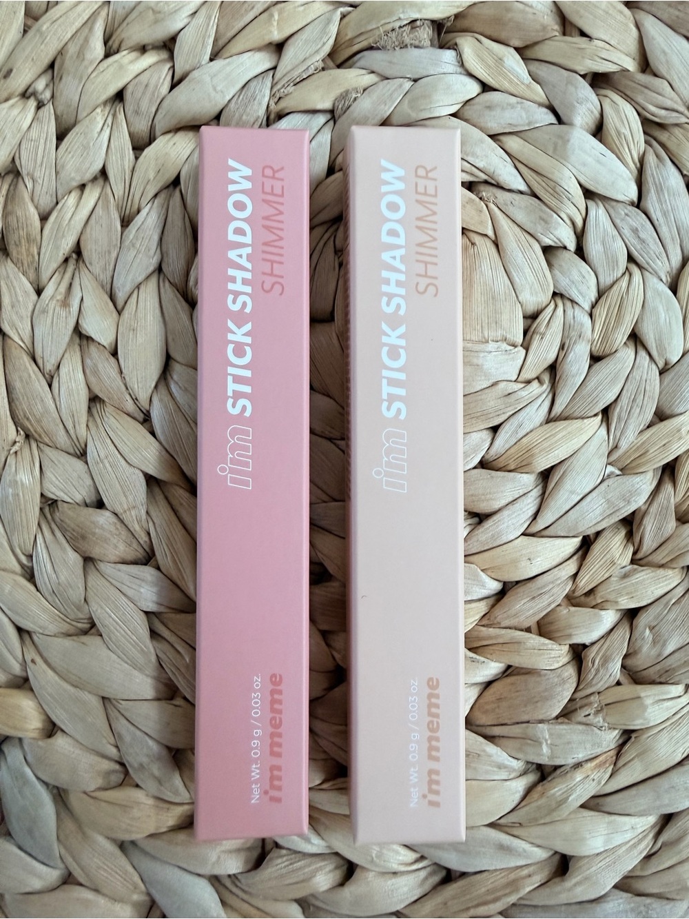 NIB I’M MEME I’M STICK SHADOW SHIMMER DUO – Sugar Bling + Pink Charm